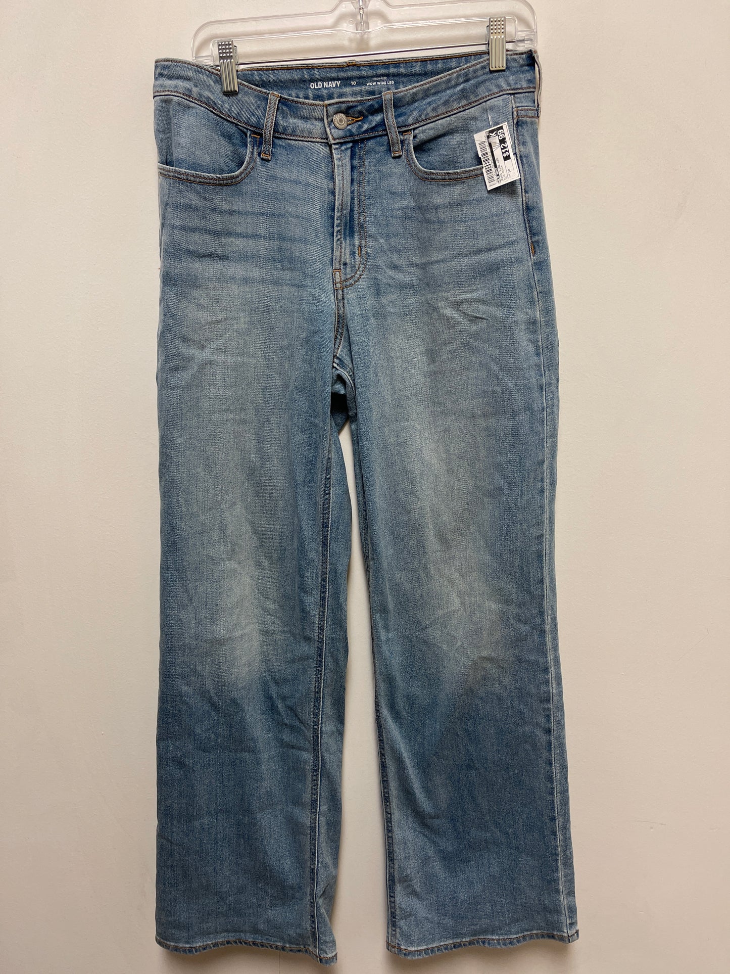 Jeans Wide Leg By Old Navy In Blue Denim, Size: 10