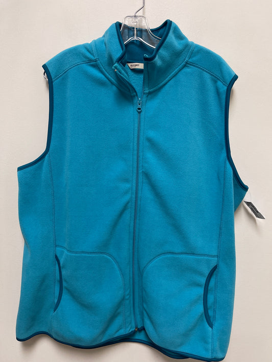 Vest Fleece By Old Navy In Blue, Size: 2x