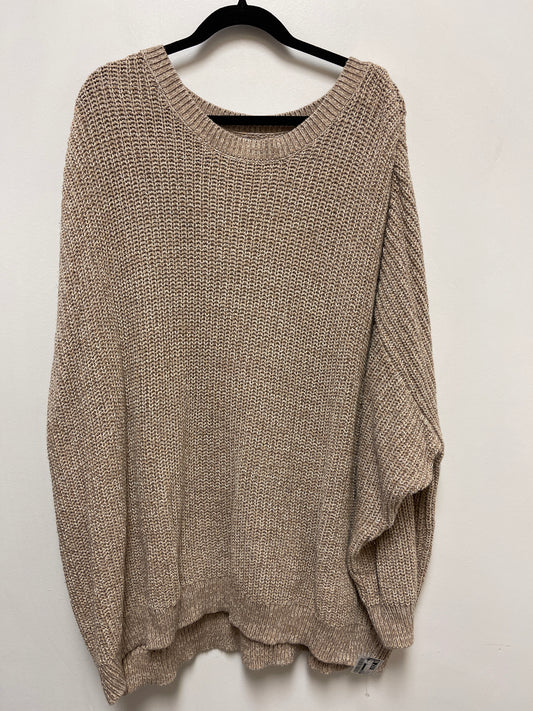 Sweater By Sonoma In Brown, Size: 3x