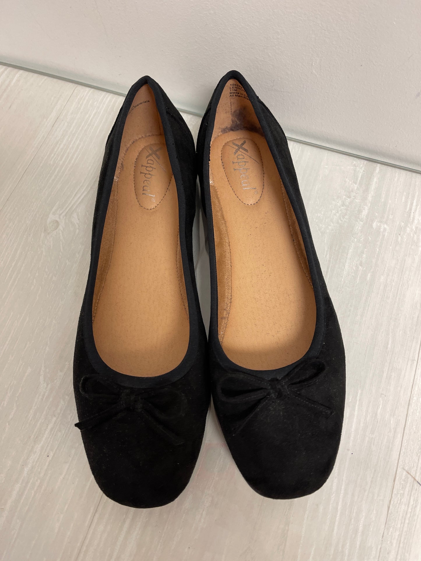 Shoes Flats By Xappeal In Black, Size: 11