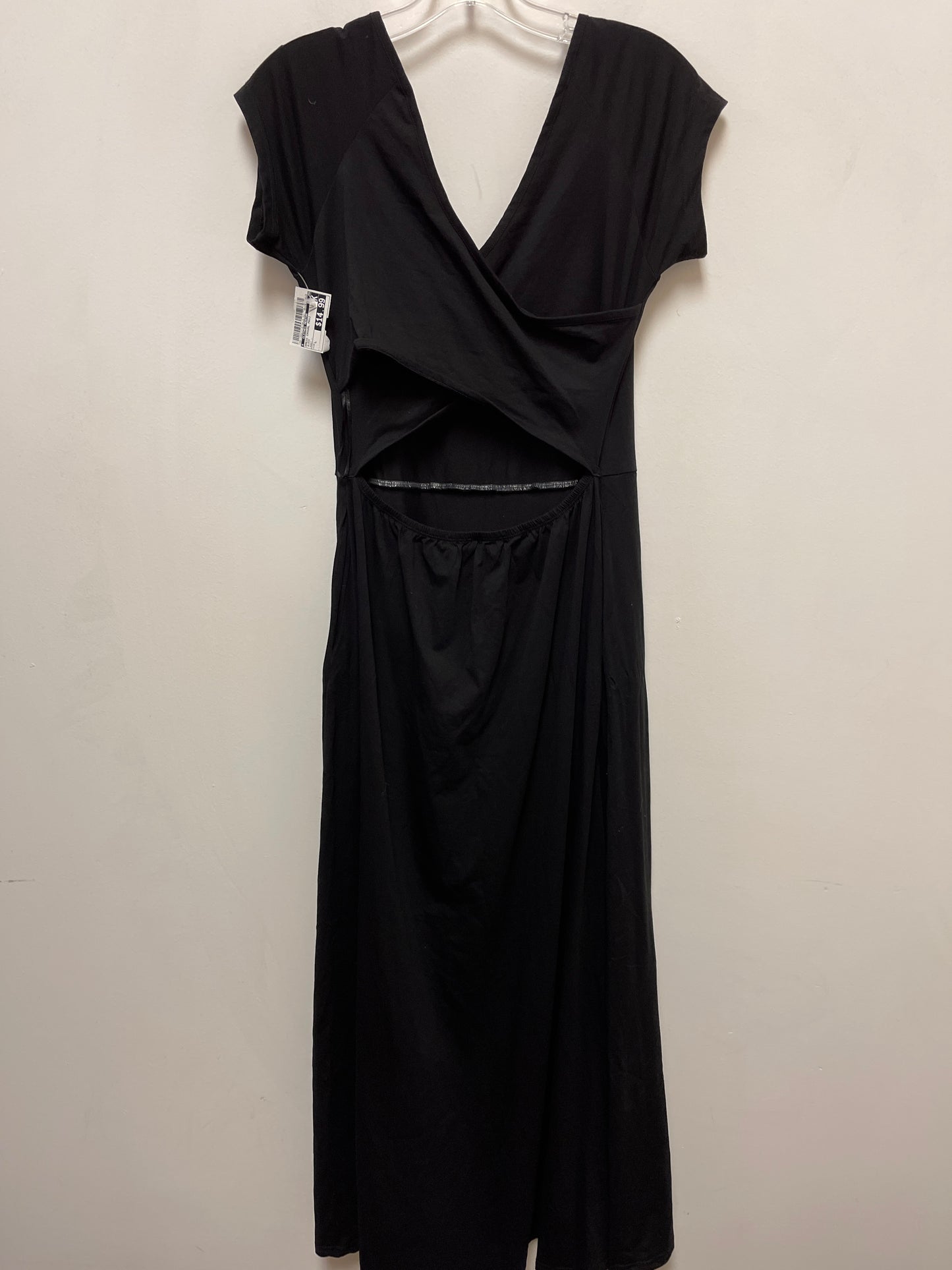 Dress Casual Maxi By Clothes Mentor In Black, Size: L