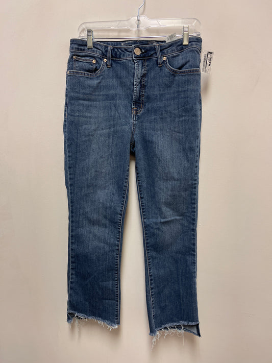 Jeans Straight By Seven 7 In Blue Denim, Size: 10