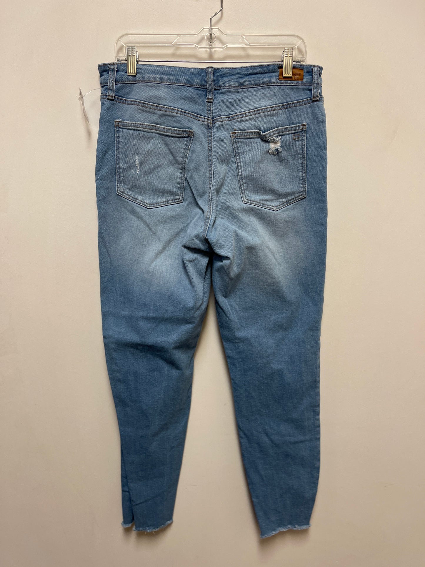 Jeans Straight By Crown And Ivy In Blue Denim, Size: 10