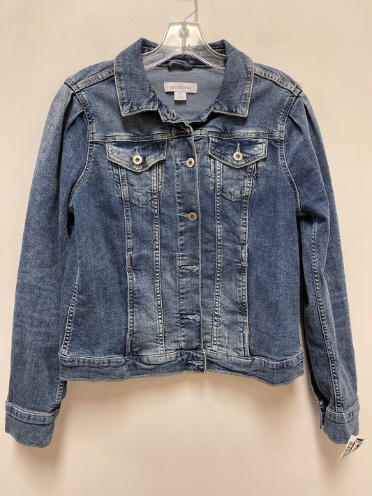 Jacket Denim By Liz Claiborne In Blue Denim, Size: M