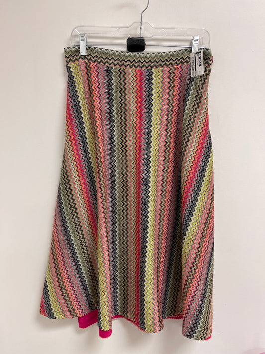 Skirt Midi By Maeve In Multi-colored, Size: M