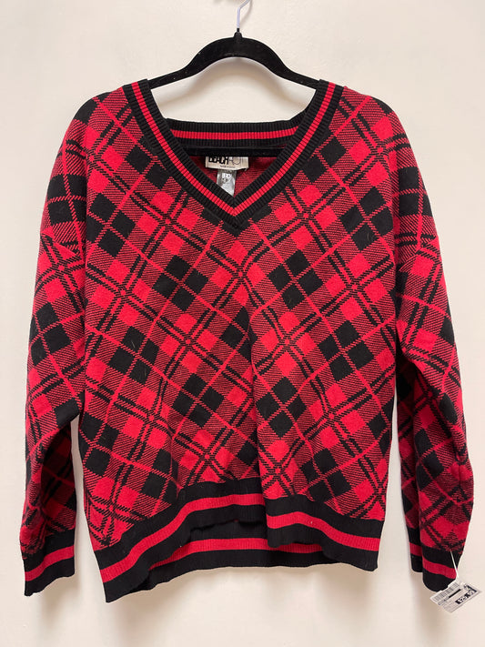 Sweater By Beach Riot In Black & Red, Size: S