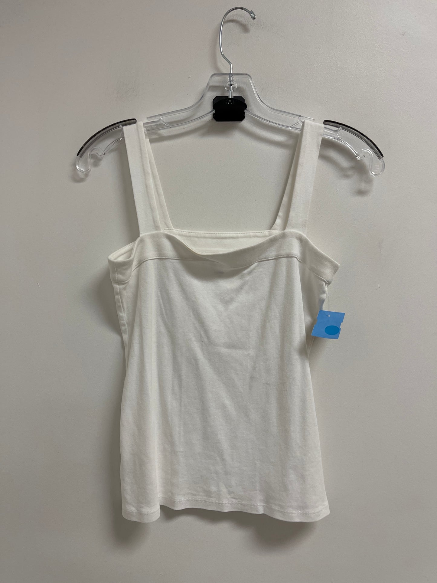 Top Sleeveless By Loft In White, Size: S