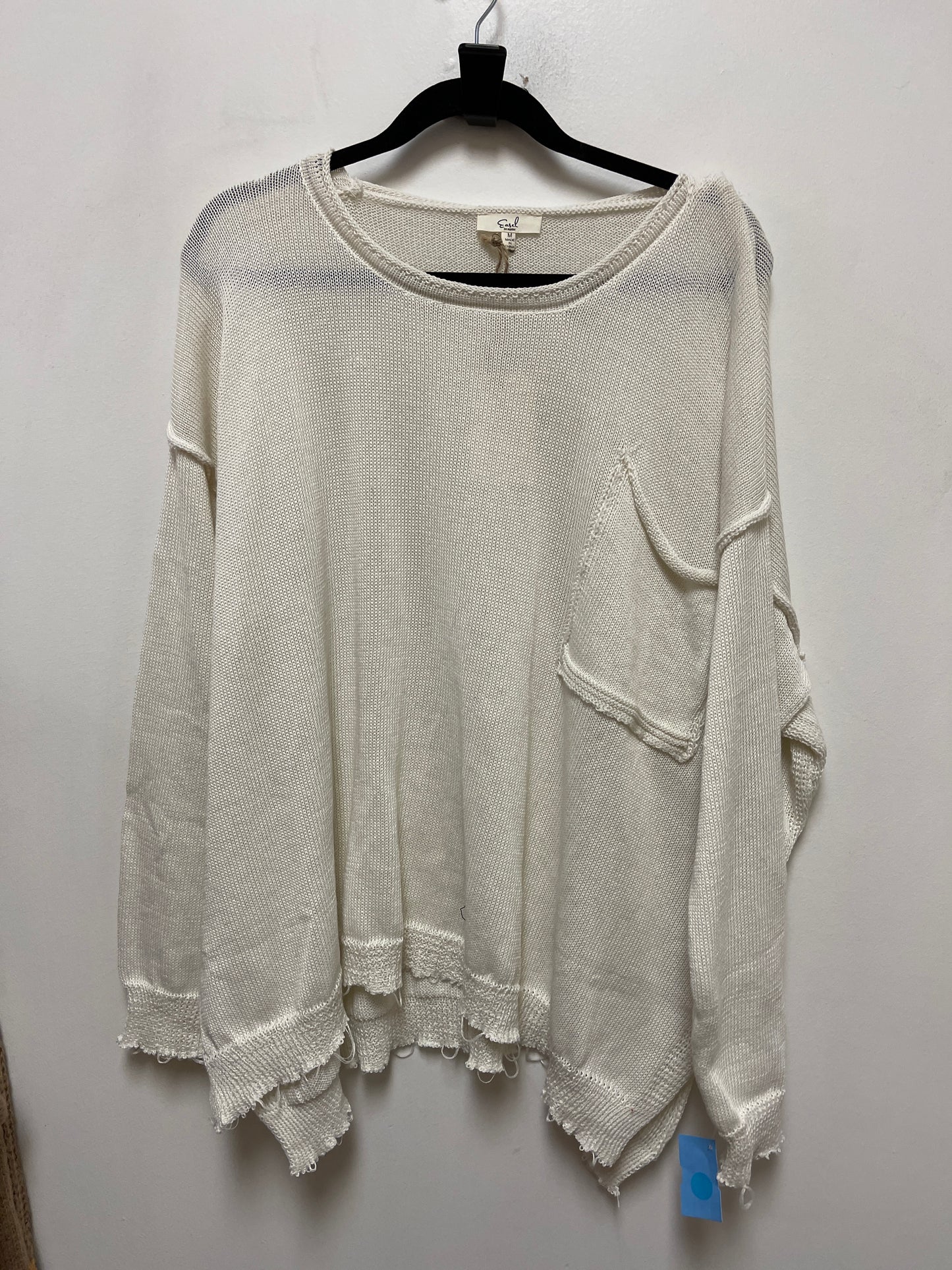 Sweater By Easel In Cream, Size: M