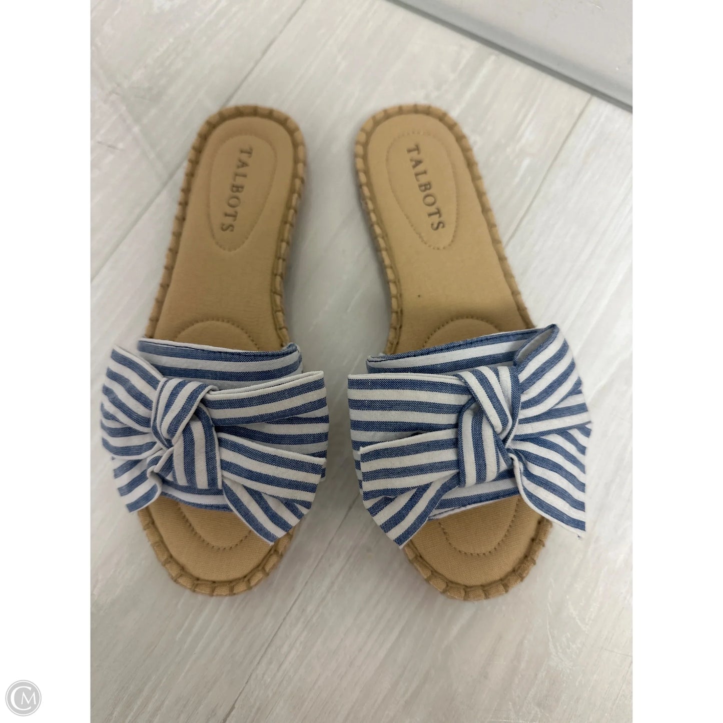 Sandals Flats By Talbots In Blue, Size: 5