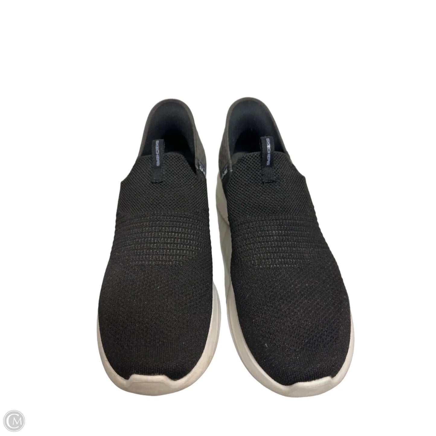 Shoes Sneakers By Skechers In Black & Grey, Size: 10
