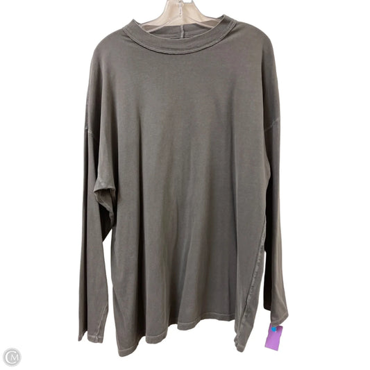 Top Long Sleeve Basic By We The Free In Grey, Size: L