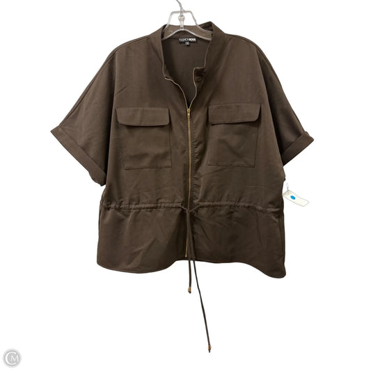 Jacket Other By Fashion Nova In Brown, Size: 1x