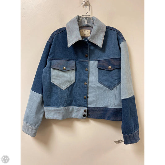 Jacket Denim By Electric & Rose In Blue, Size: S