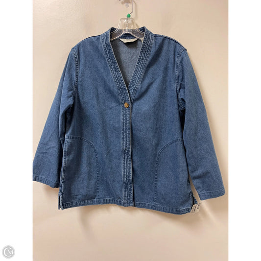 Jacket Denim By Orvis In Blue, Size: Mp