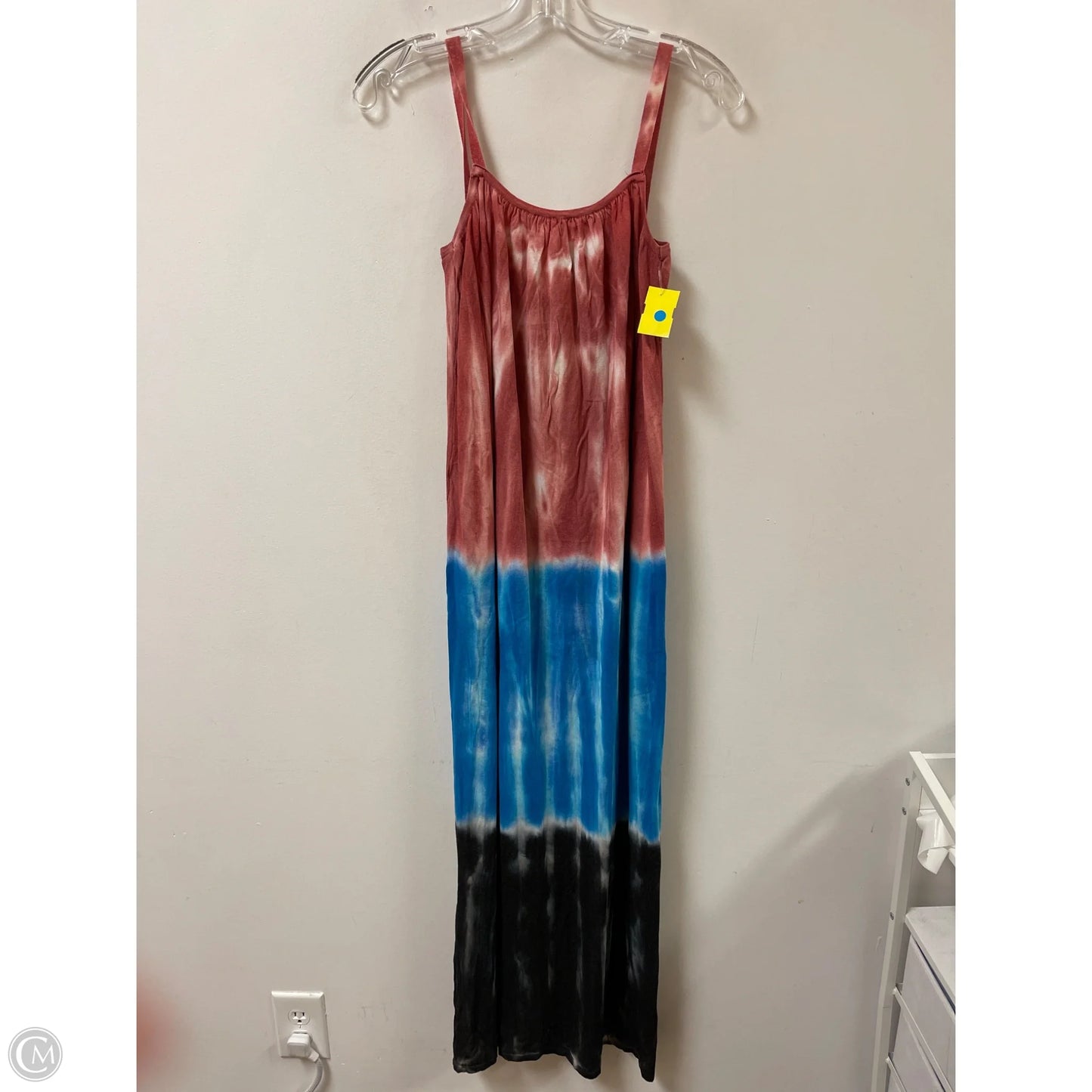 Dress Casual Maxi By Zara In Blue & Red & White, Size: S