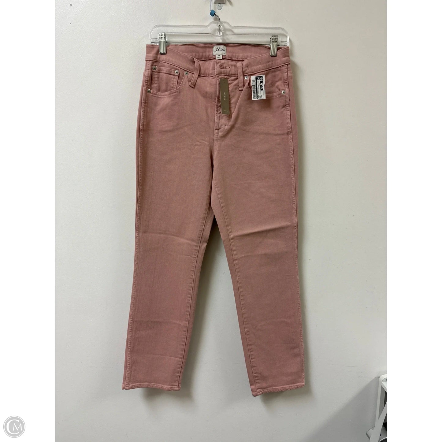 Jeans Straight By J. Crew In Pink, Size: 8