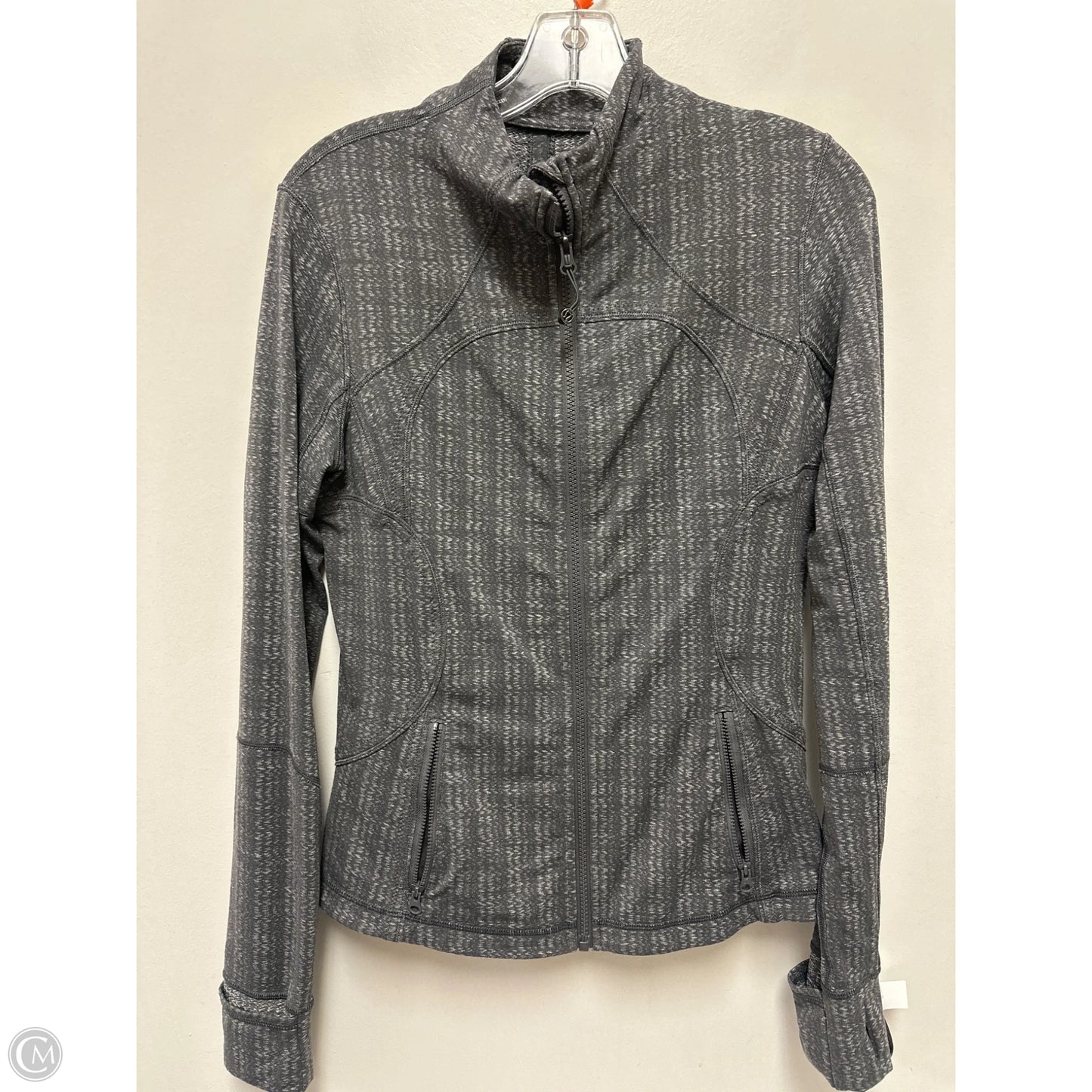 Athletic Jacket By Lululemon In Grey, Size: M