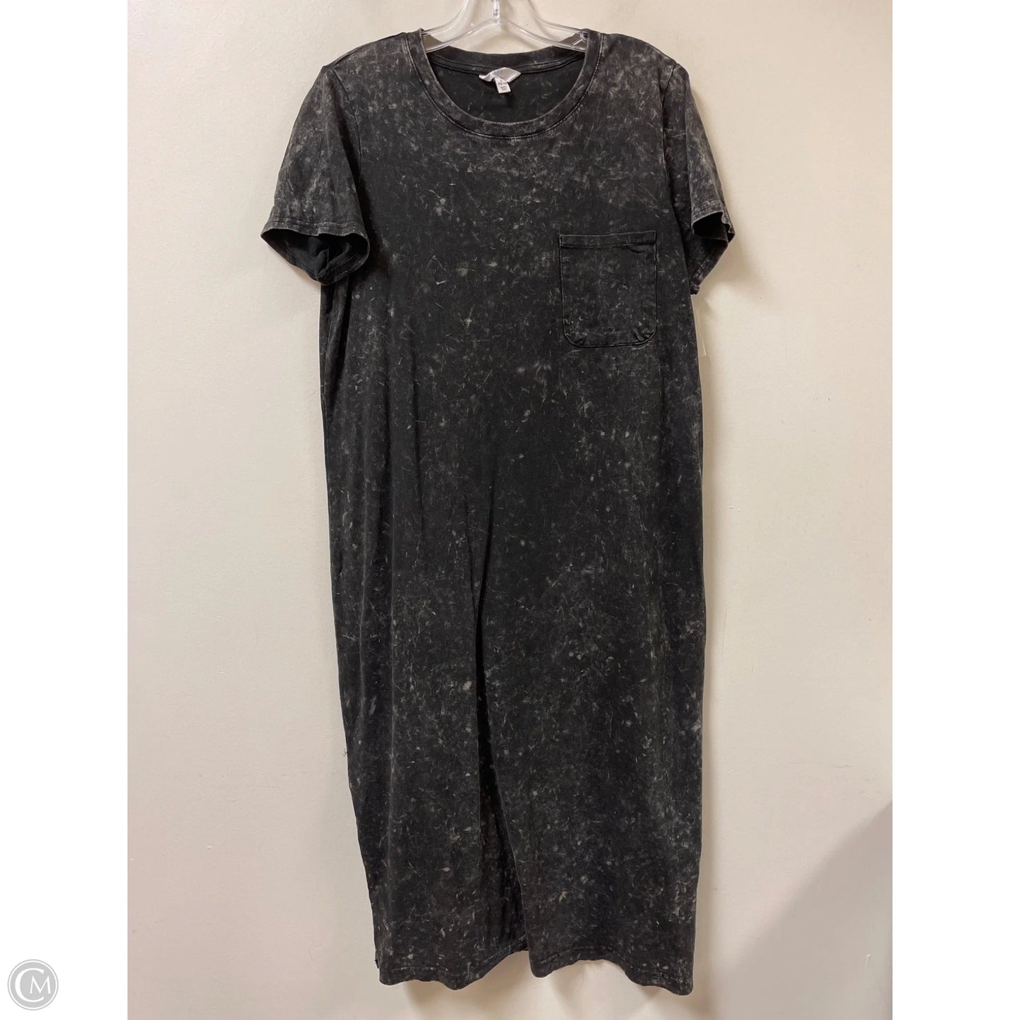 Dress Casual Midi By Time And Tru In Grey, Size: L