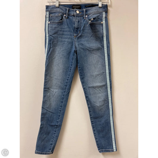 Jeans Skinny By Banana Republic In Blue Denim, Size: 2
