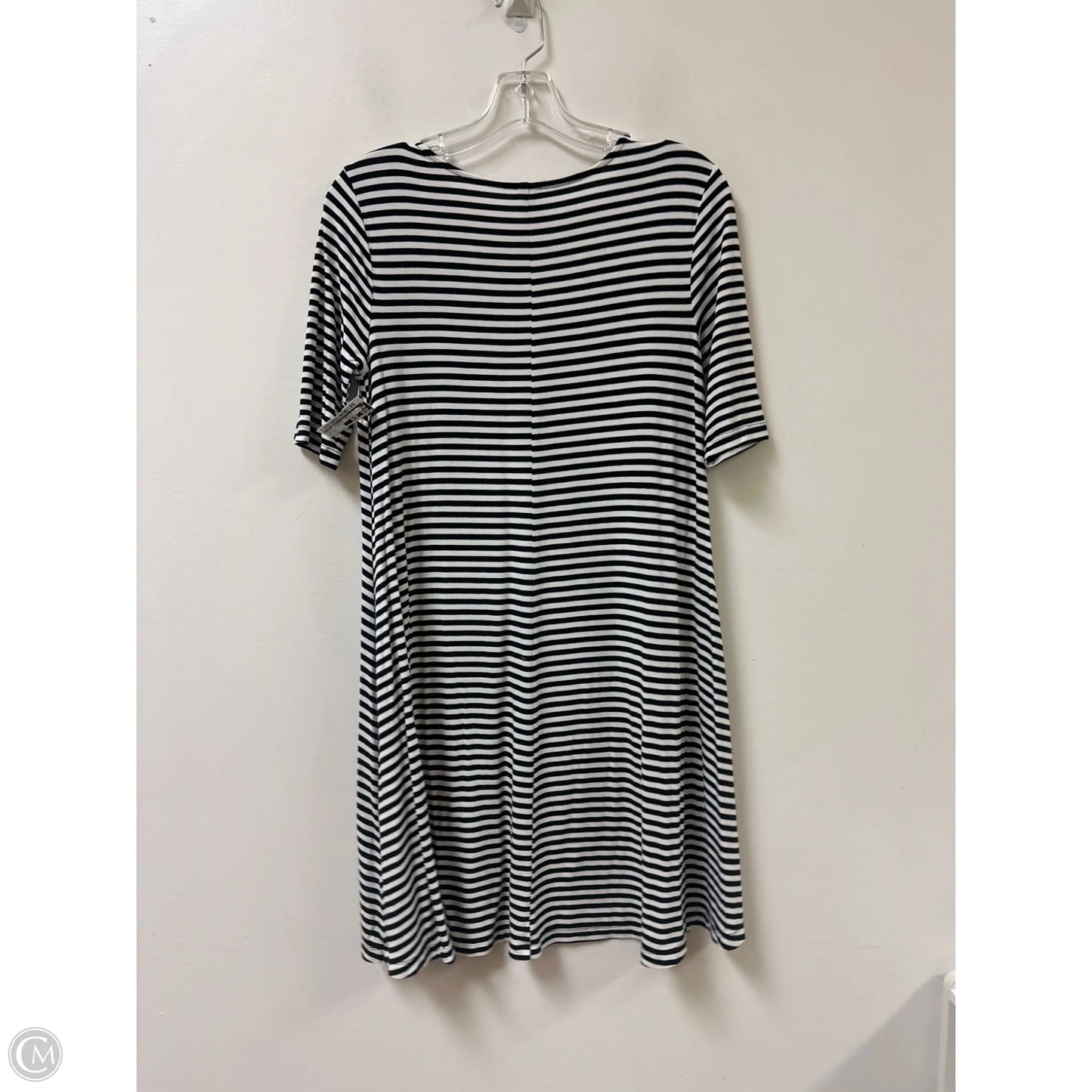 Dress Casual Midi By Old Navy In Black & White, Size: S