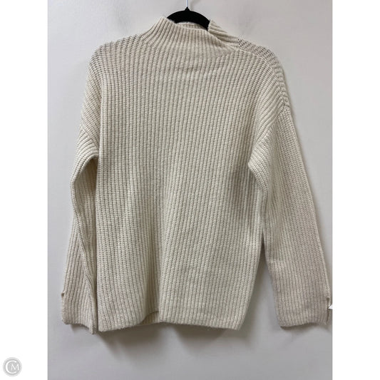 Sweater By Loft In Cream, Size: M