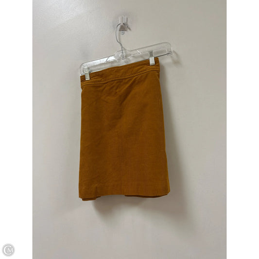 Skirt Mini & Short By J. Crew In Yellow, Size: 10
