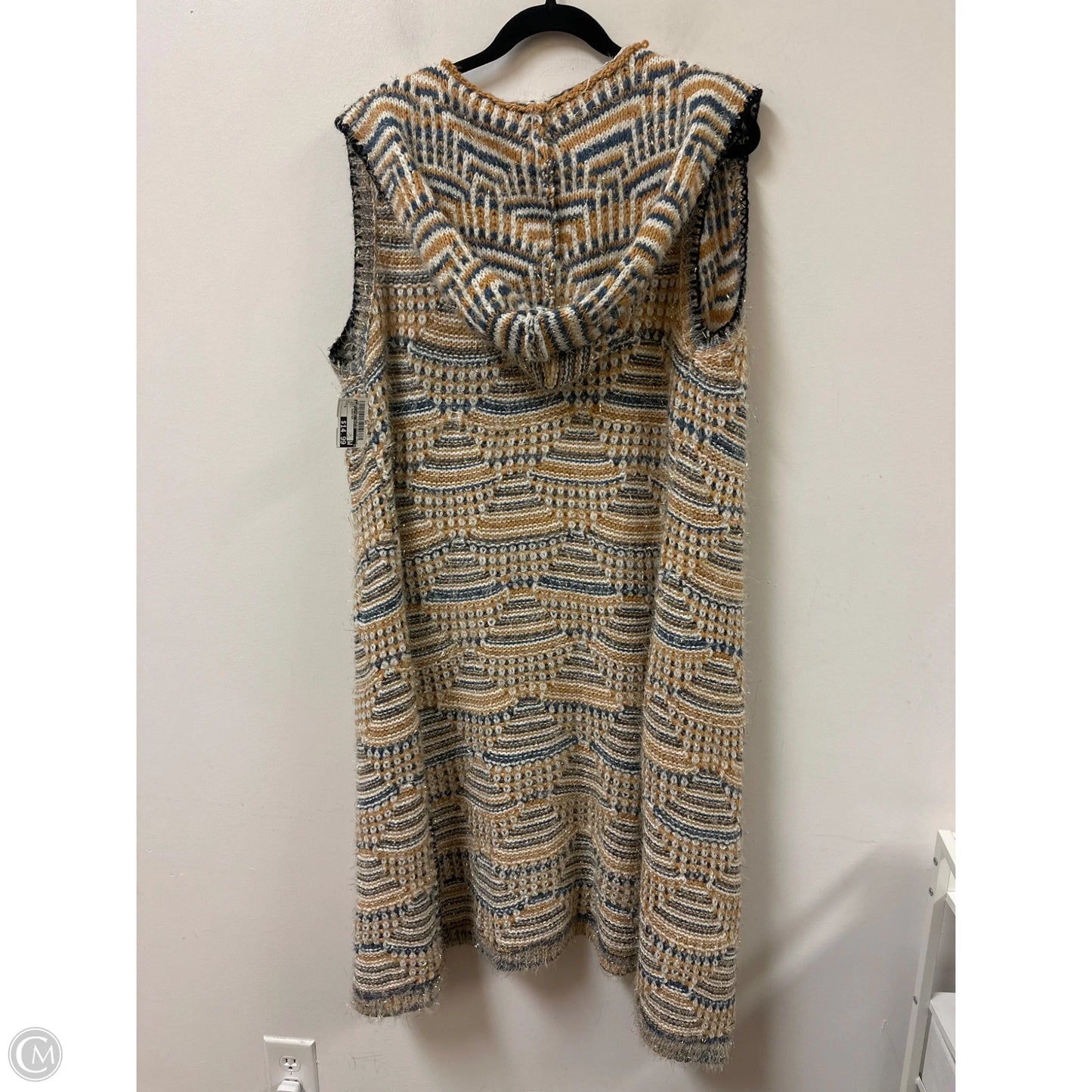 Vest Sweater By Clothes Mentor In Multi-colored, Size: S