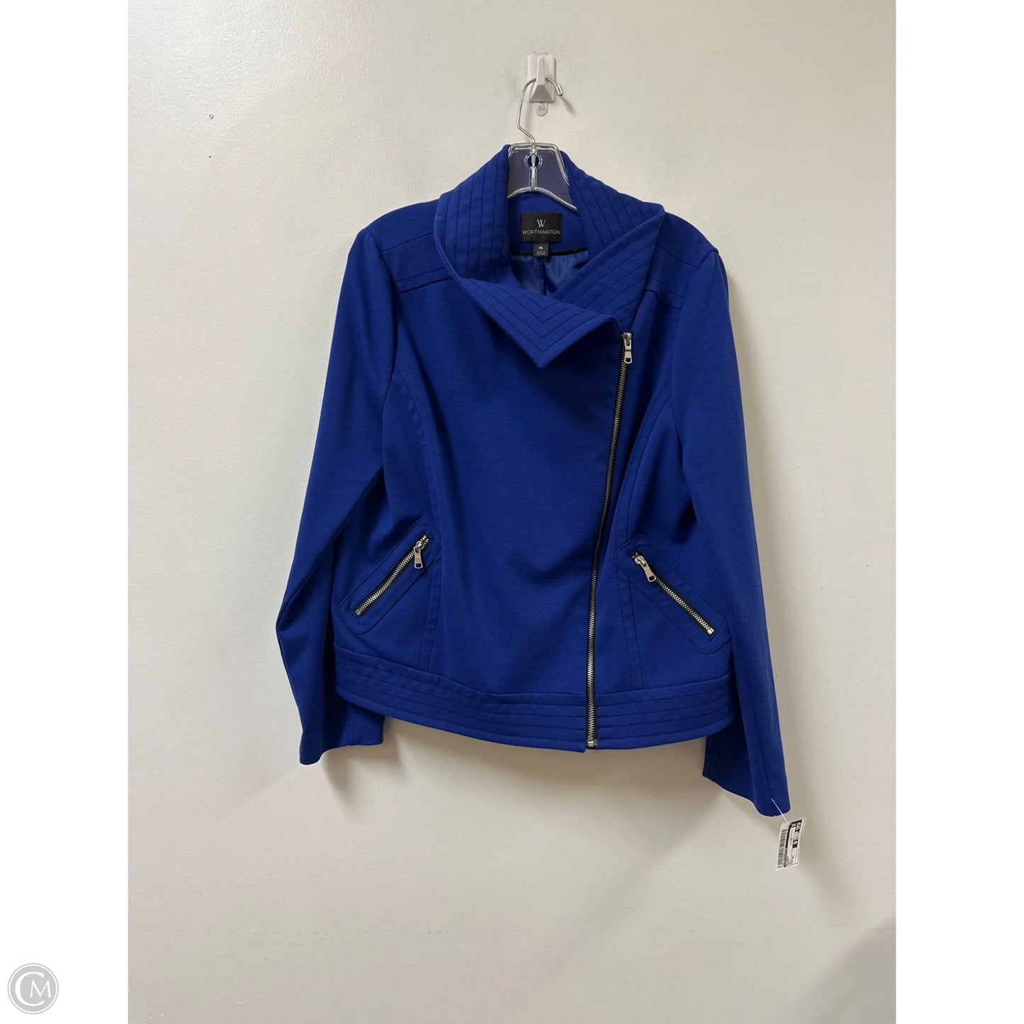 Blazer By Worthington In Blue, Size: Xl