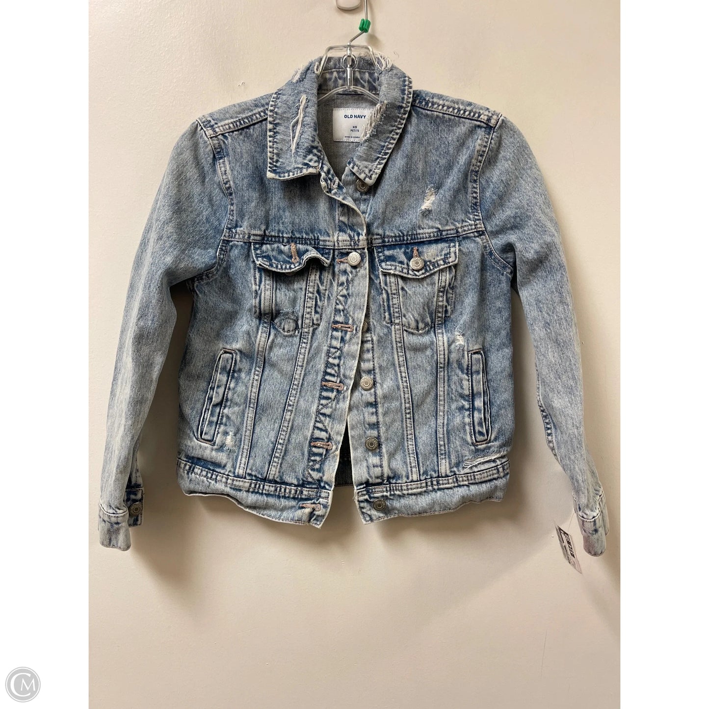 Jacket Denim By Old Navy In Blue Denim, Size: Xsp