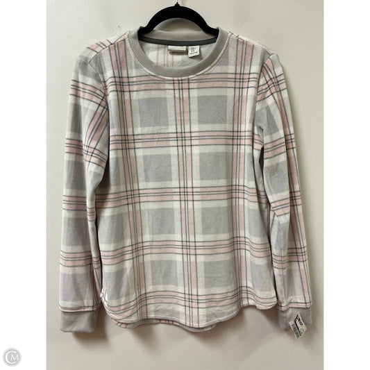 Sweater By Rachel Zoe In Grey & Pink, Size: M