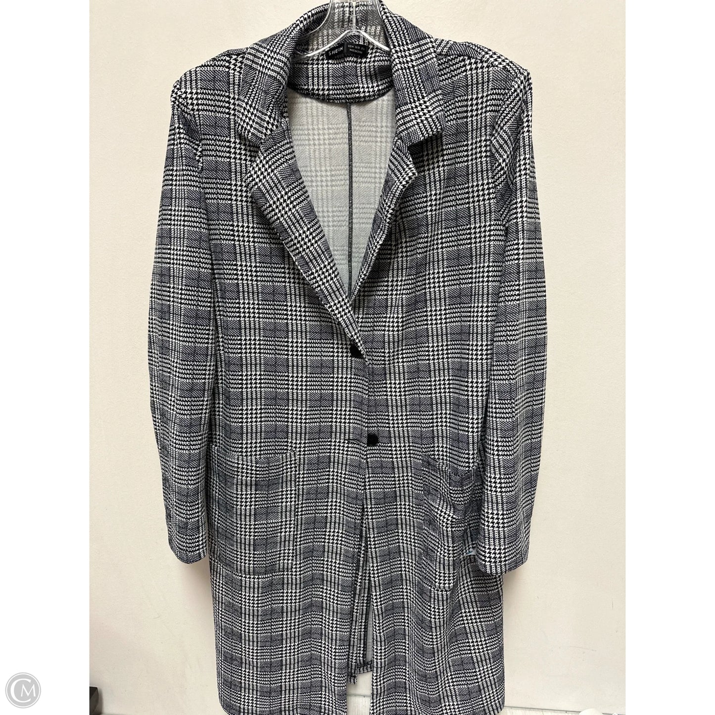 Blazer By Shein In Black & White, Size: M