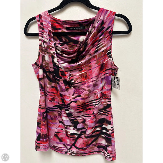 Top Sleeveless By Ivanka Trump In Pink & Purple, Size: S