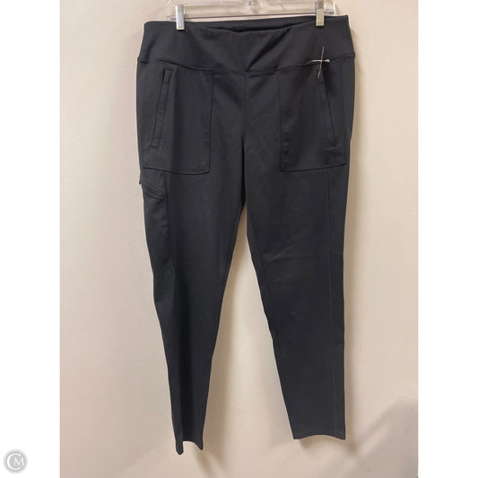 Athletic Pants By Clothes Mentor In Black, Size: L