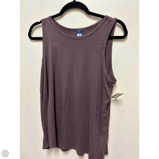 Top Sleeveless By Old Navy In Purple, Size: M