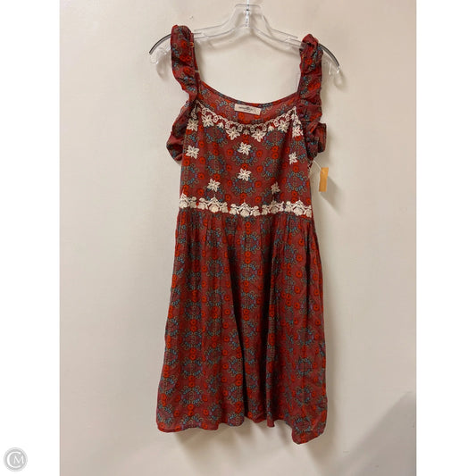 Dress Casual Short By Natural Life In Floral Print, Size: L