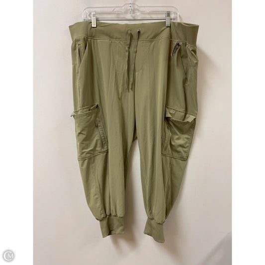 Athletic Pants By All In Motion In Chartreuse, Size: 18