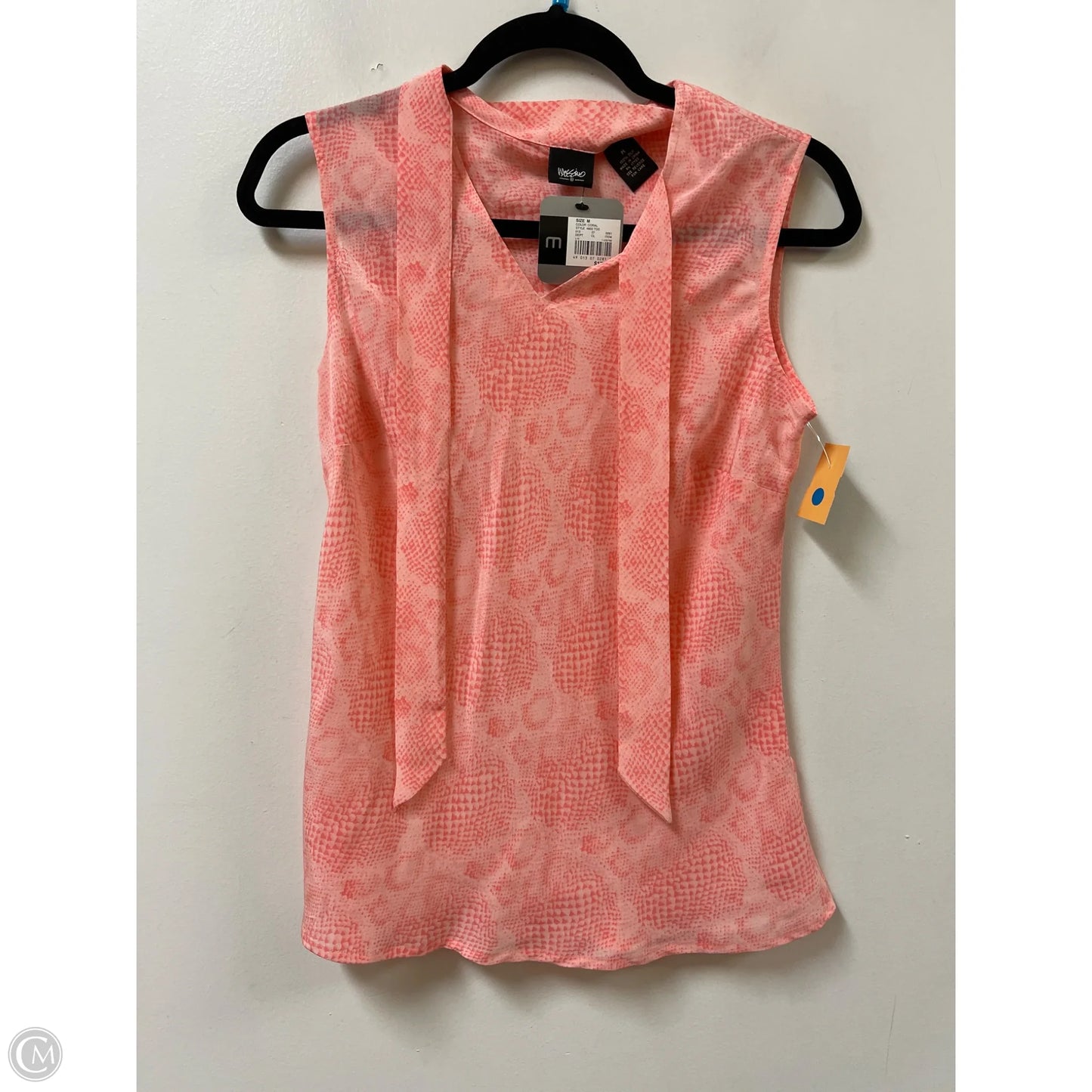 Top Sleeveless By Mossimo In Pink, Size: M