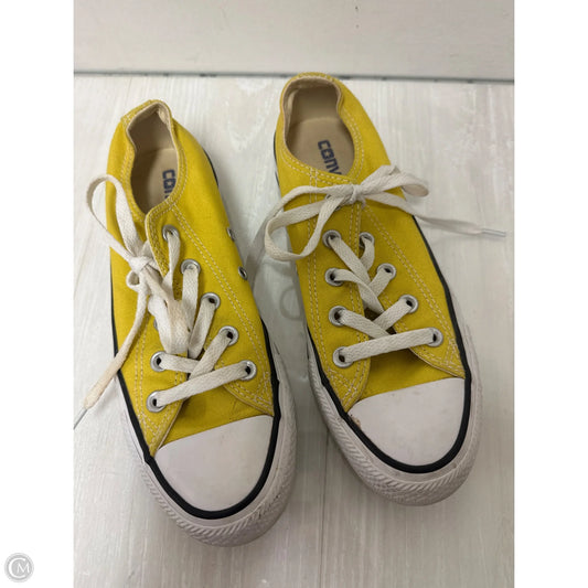 Shoes Sneakers By Converse In Yellow, Size: 6