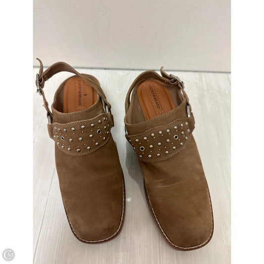 Shoes Heels Block By Lucky Brand In Brown, Size: 10