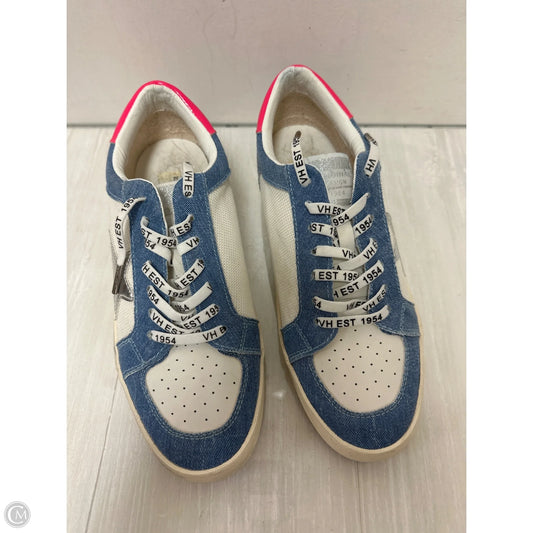 Shoes Sneakers By Vintage Havana In Blue & White, Size: 11