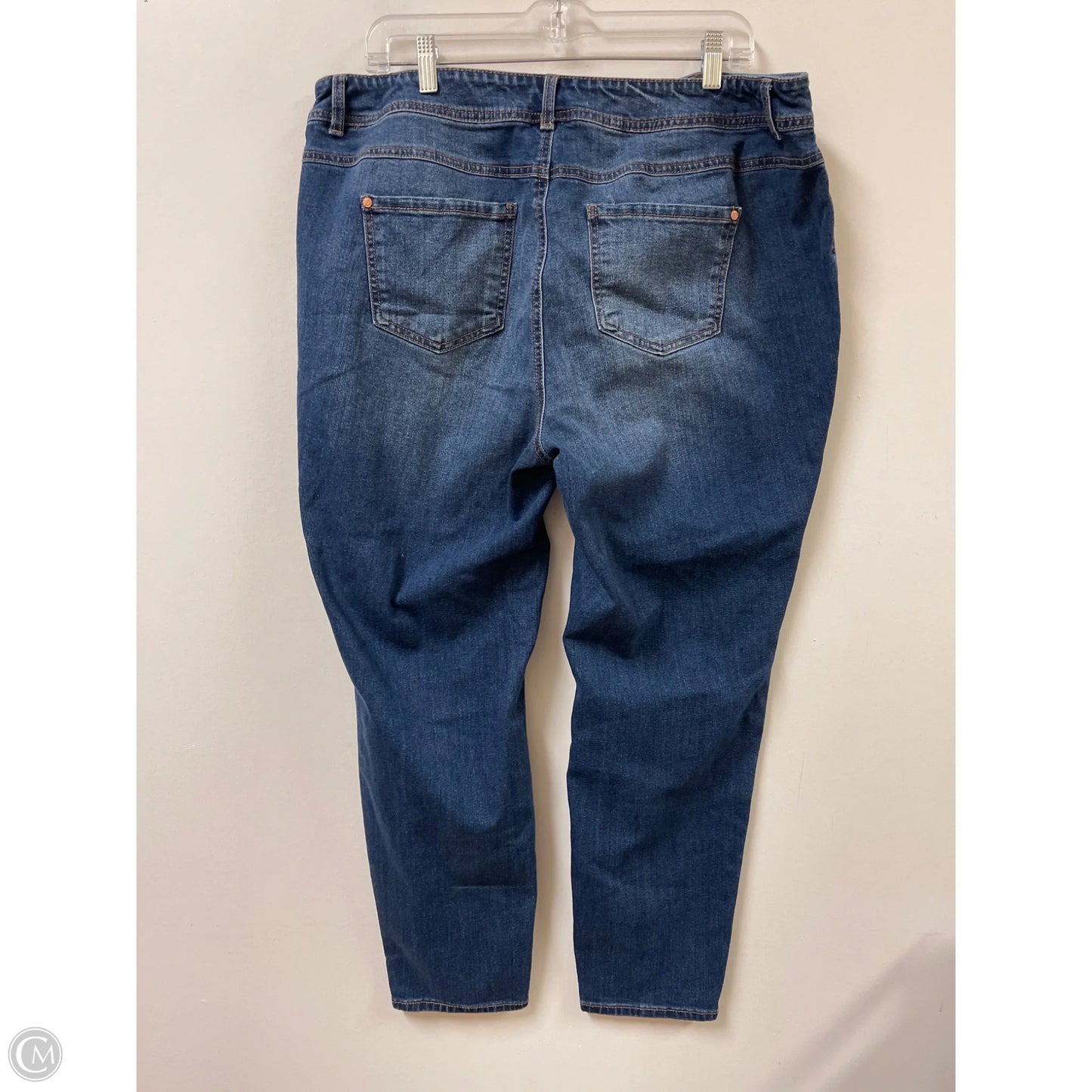 Jeans Straight By Cato In Blue Denim, Size: 18