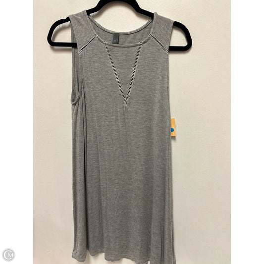 Tunic Sleeveless By Alya In Grey, Size: S