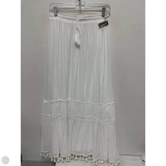 Skirt Maxi By Blue Rain In White, Size: 8