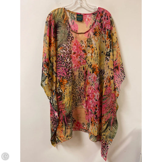 Swimwear Cover-up By Clothes Mentor In Multi-colored, Size: Osfm
