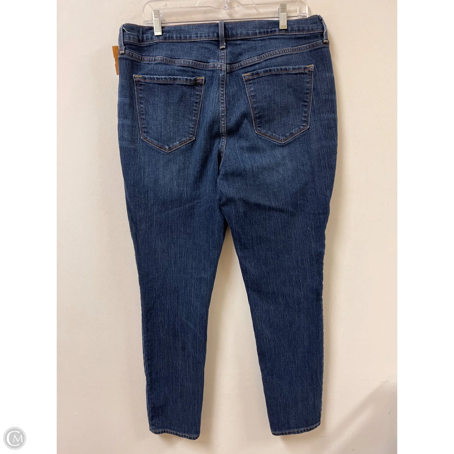 Jeans Skinny By Old Navy In Blue Denim, Size: 14