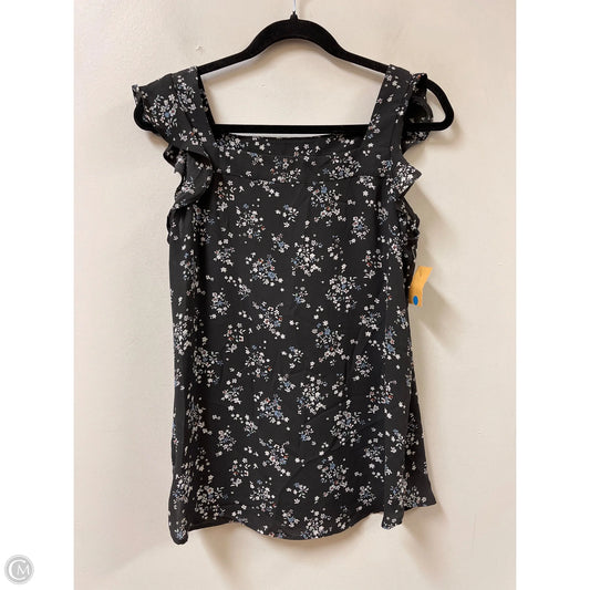 Top Short Sleeve By Loft In Grey, Size: S