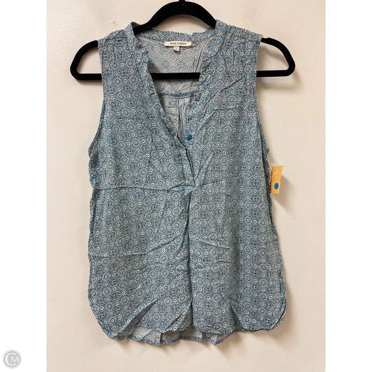 Top Sleeveless By Anne Carson In Blue, Size: S