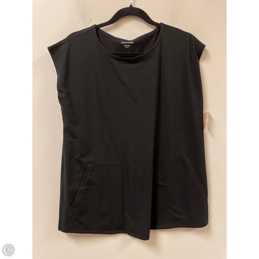 Top Sleeveless By Eileen Fisher In Black, Size: Xs