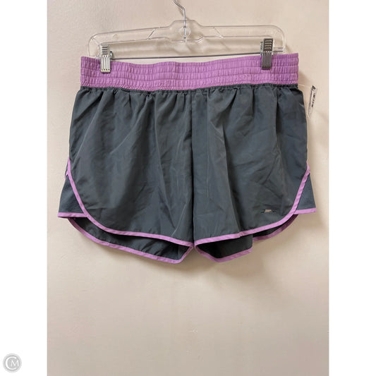 Athletic Shorts By Clothes Mentor In Grey & Purple, Size: M