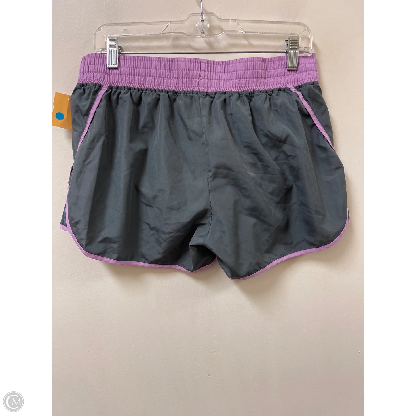 Athletic Shorts By Clothes Mentor In Grey & Purple, Size: M